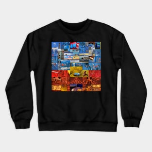 Crete-Heraklion Fishing Harbour Crewneck Sweatshirt